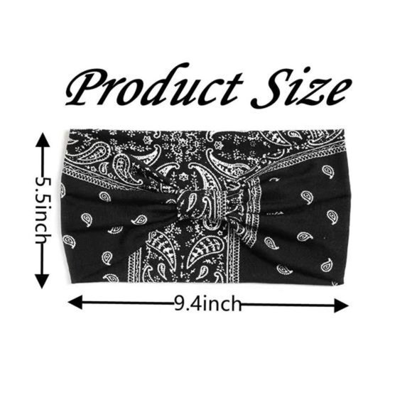 3 Pack Wide Boho Headbands - Picture 2 of 4